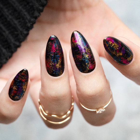 🎉 Saturday Night Fever, Handmade Nail Set - Picture 3 of 14